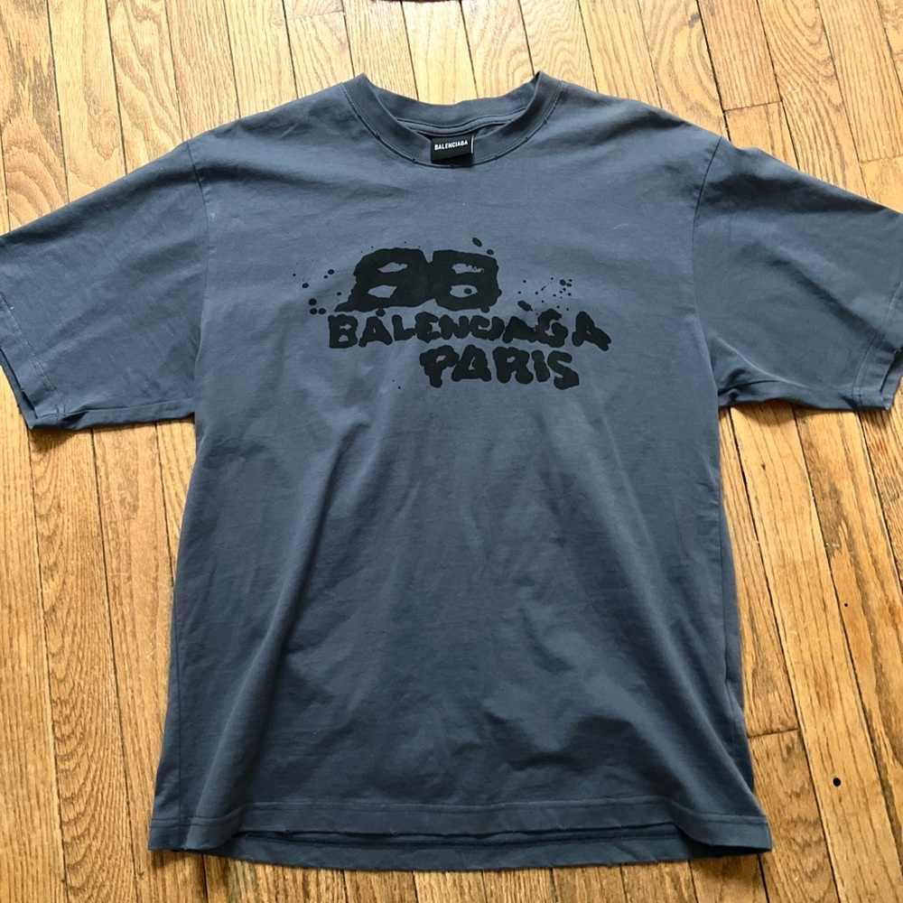 BALENCIAGA  BB Icon Tee Navy Size m